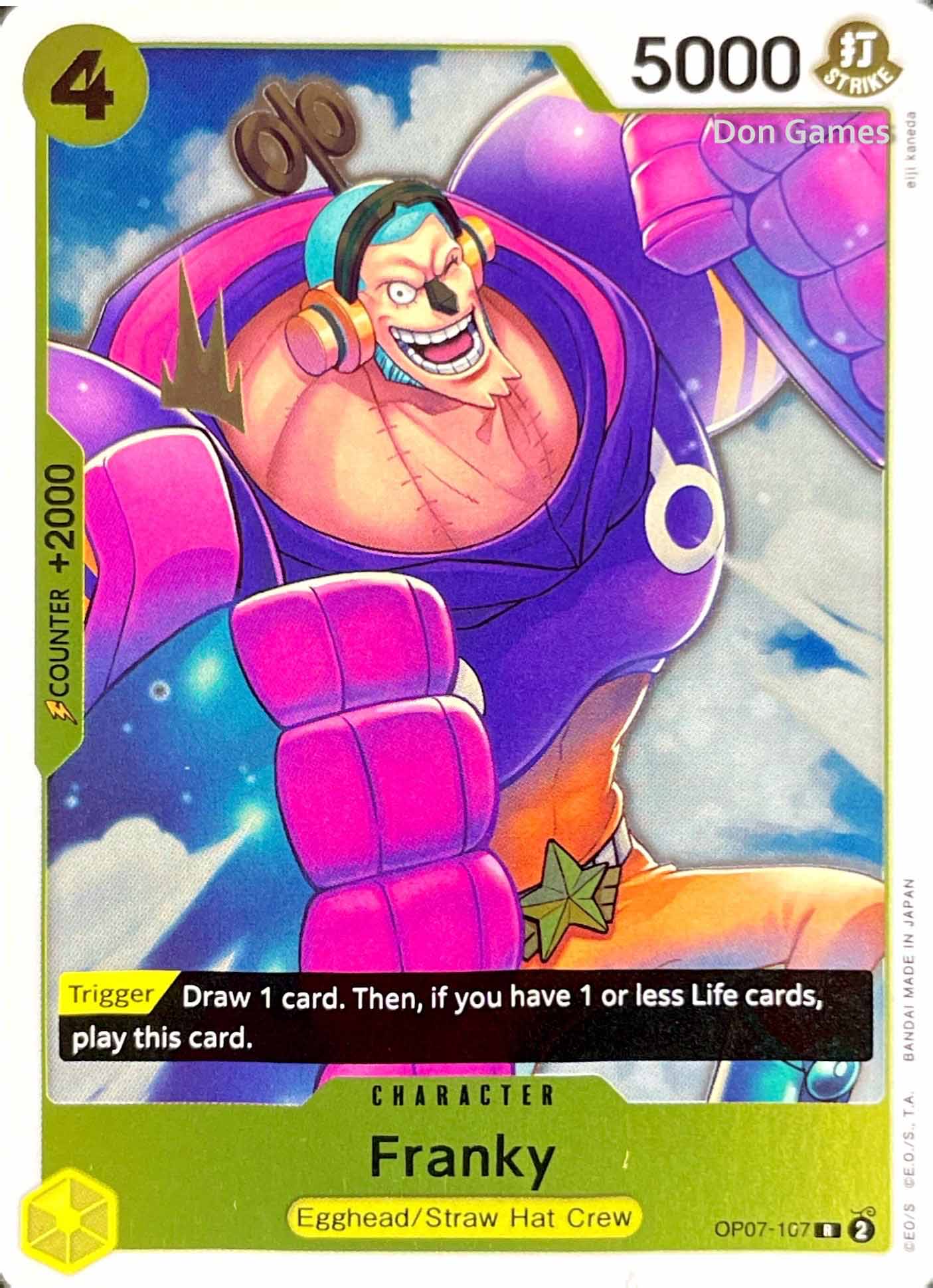 OP07-107 Franky Character Card