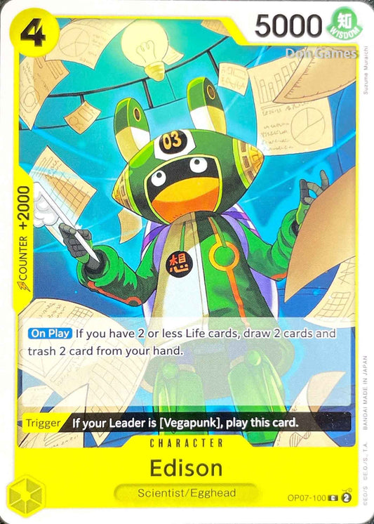 OP07-100 Edison Character Card