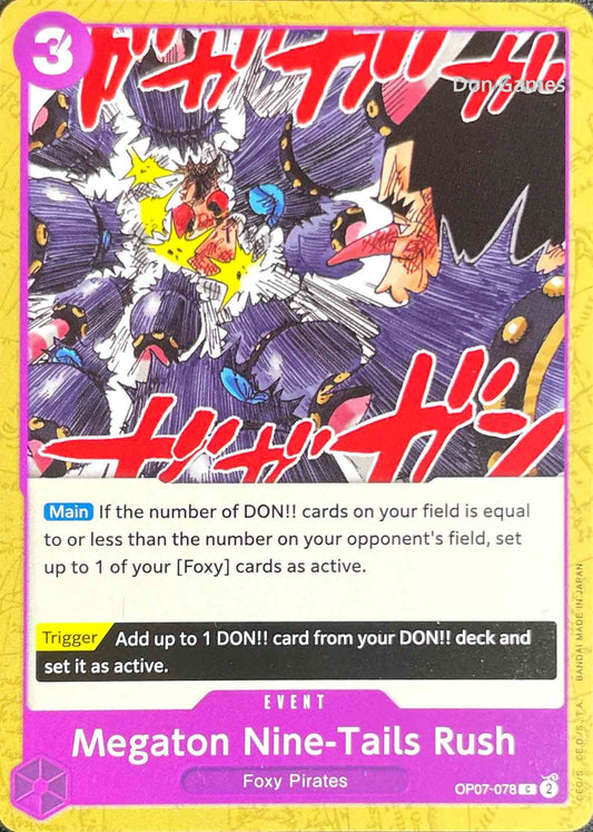 OP07-078 Megaton Nine-Tails Rush Event Card