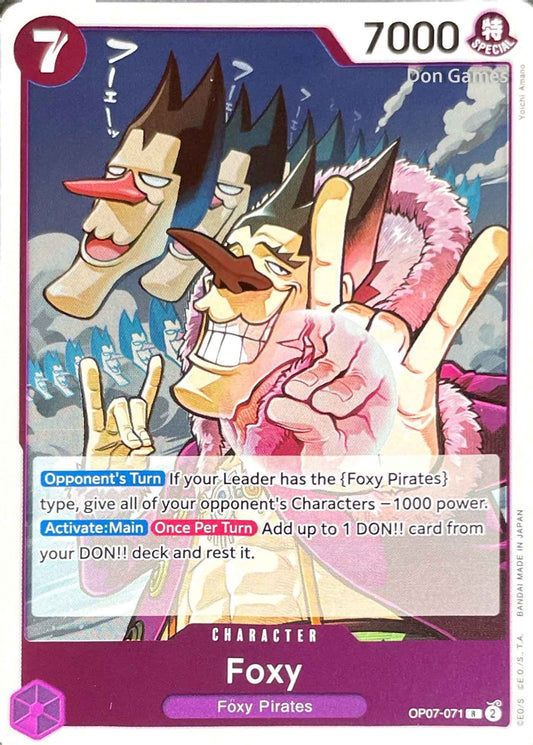 OP07-071 Foxy Character Card