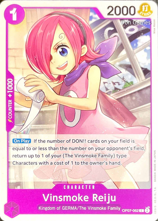 OP07-062 Vinsmoke Reiju Character Card