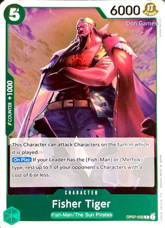 OP07-032 Fisher Tiger Character Card