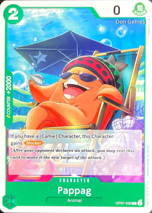 OP07-030 Pappag Character Card