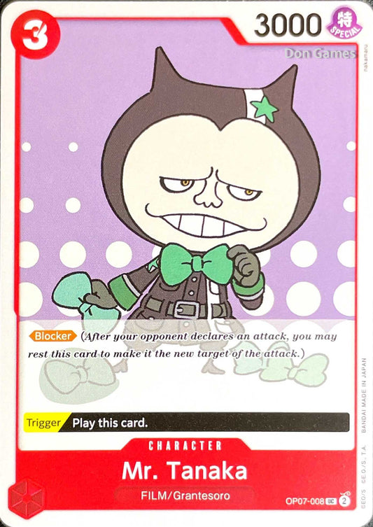 OP07-008 Mr.Tanaka Character Card