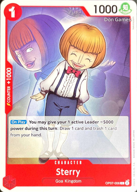 OP07-006 Sterry Character Card