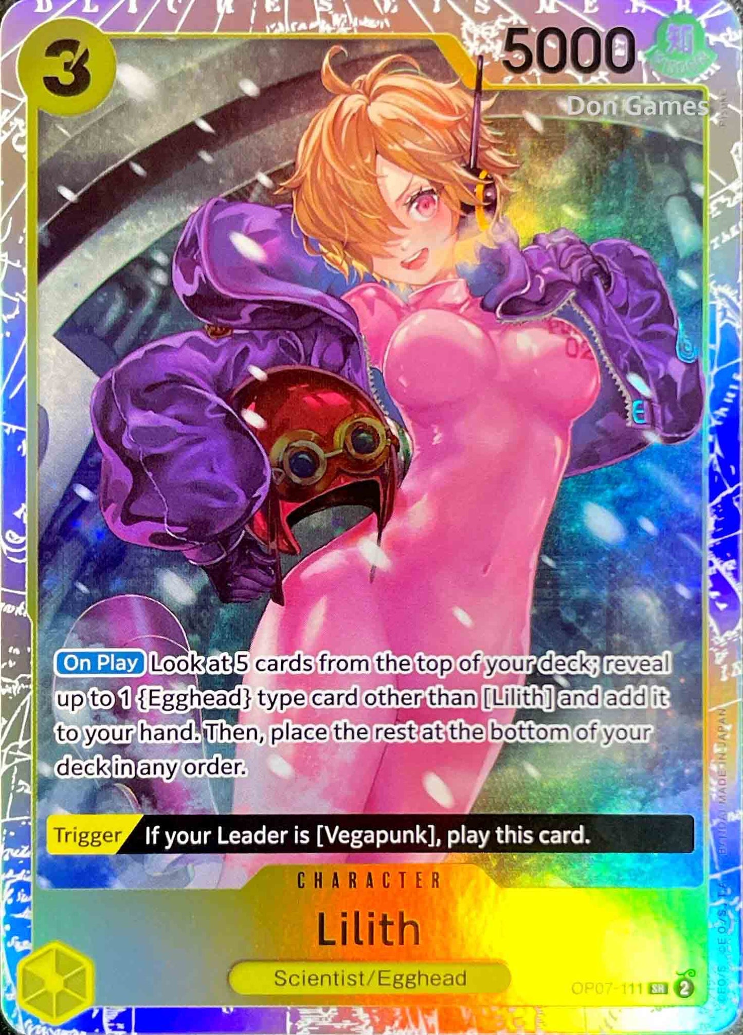 OP07-111 Lilith Character Card