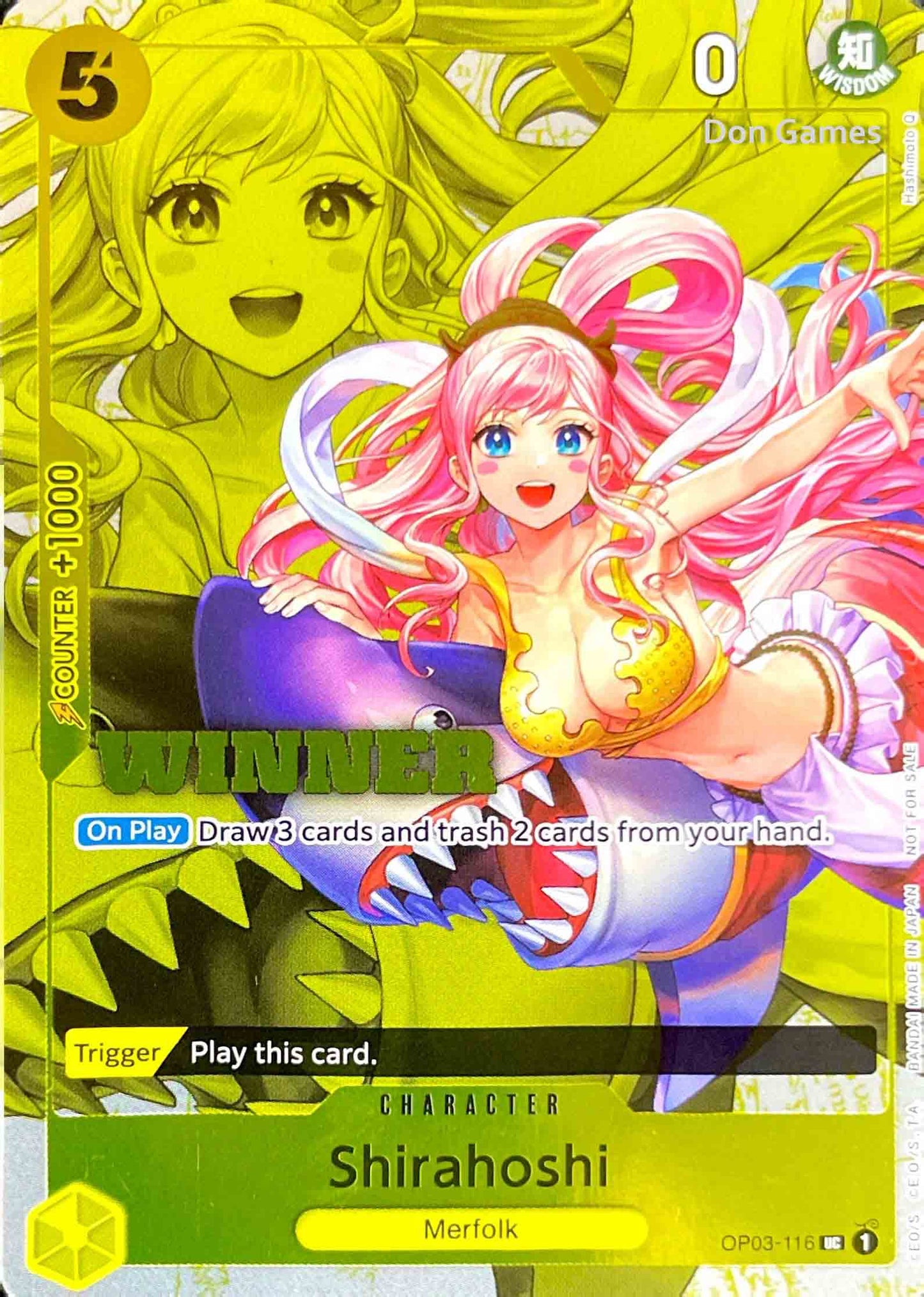 OP03-116 Shirahoshi Character Winner Pack Vol. 6 Promo