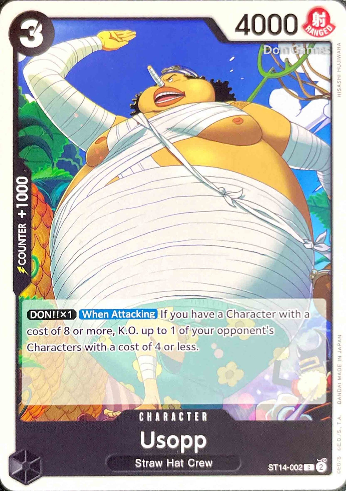 ST14-002 Usopp Character Card