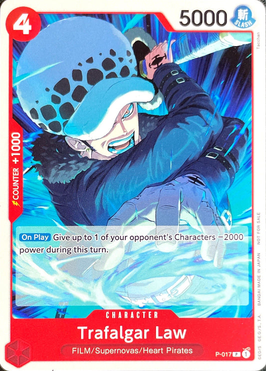 P-017 Trafalgar Law Character Card Alternate Art Promo