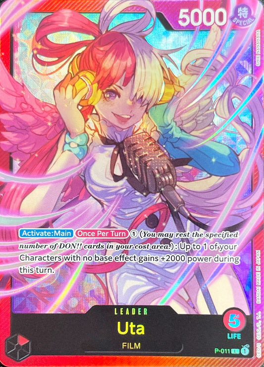 P-011 Uta Leader Alternate Art Promo