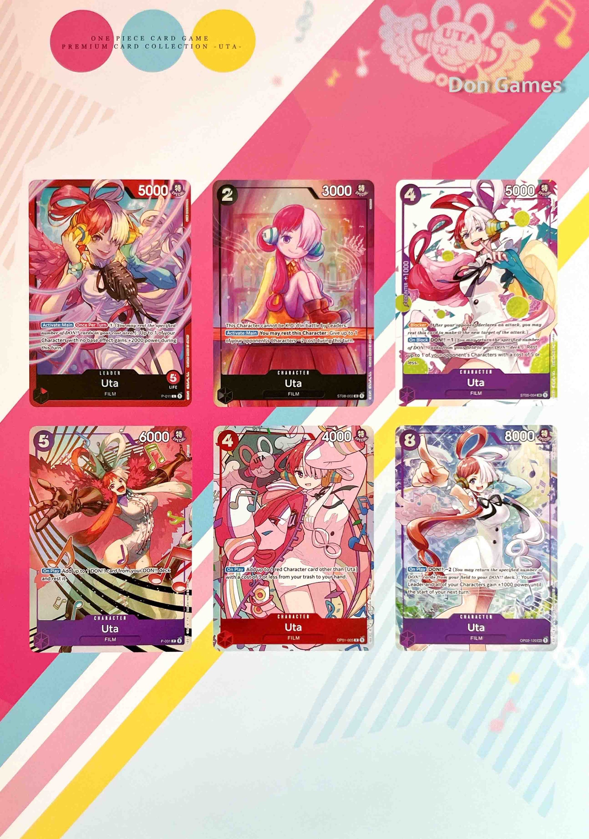 One Piece Card Game: Premium Card Collection - Uta Don Games One Piece Card Game: Premium Card Collection - Uta Don Games