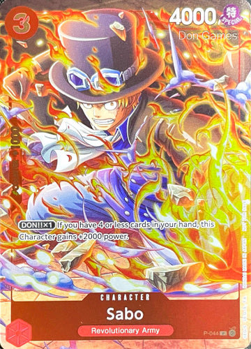 P-044 Sabo Character Card Event Pack Vol. 4 Promo