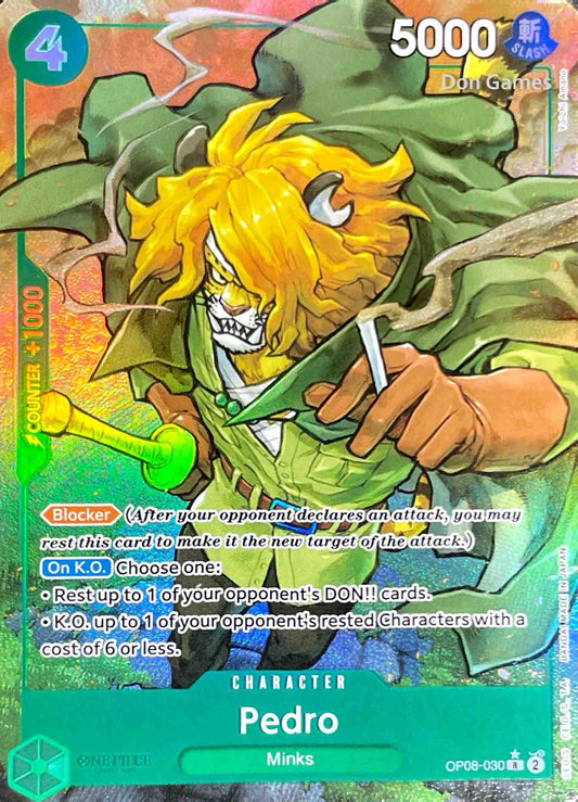 OP08-030 Pedro Character Card Alternate Art