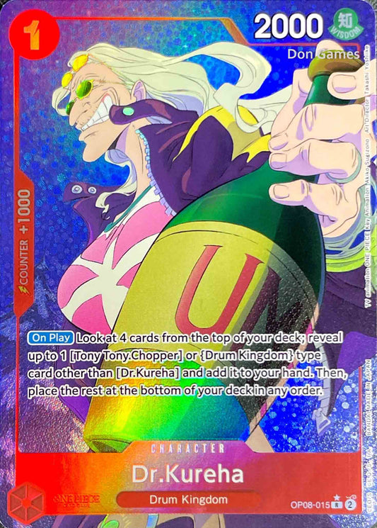 OP08-015 Dr. Kureha Character Card Alternate Art