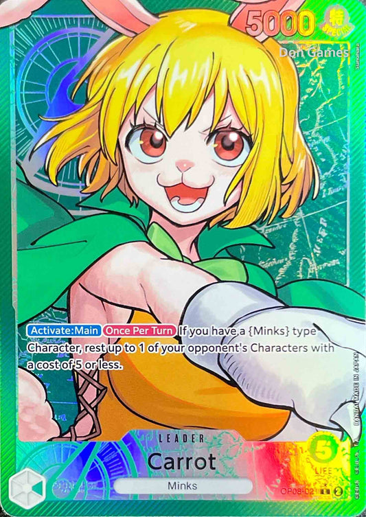 OP08-021 Carrot Leader Card Alternate Art