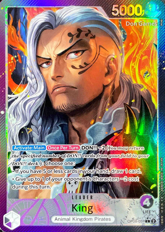 OP08-057 King Leader Card Alternate Art