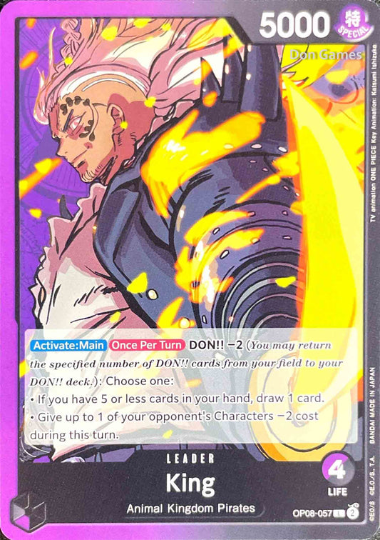 OP08-057 King Leader Card