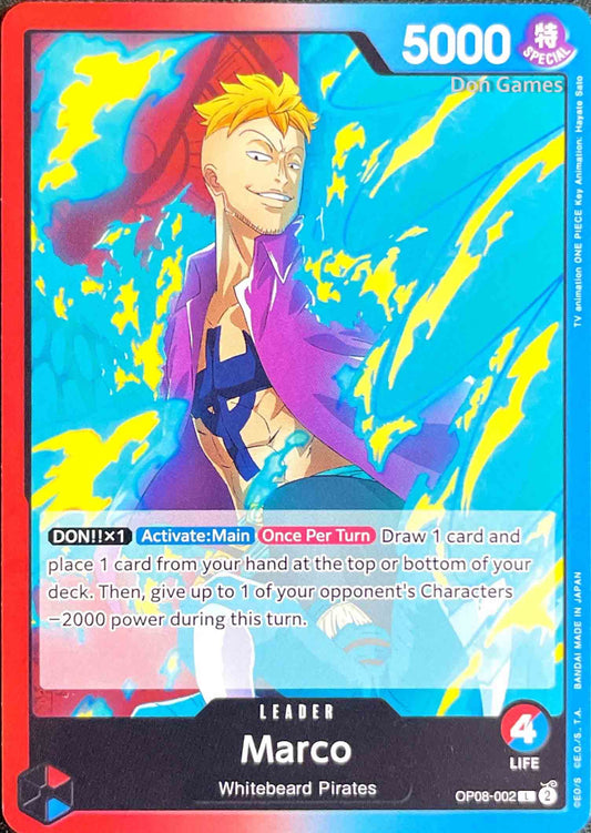 OP08-002 Marco Leader Card