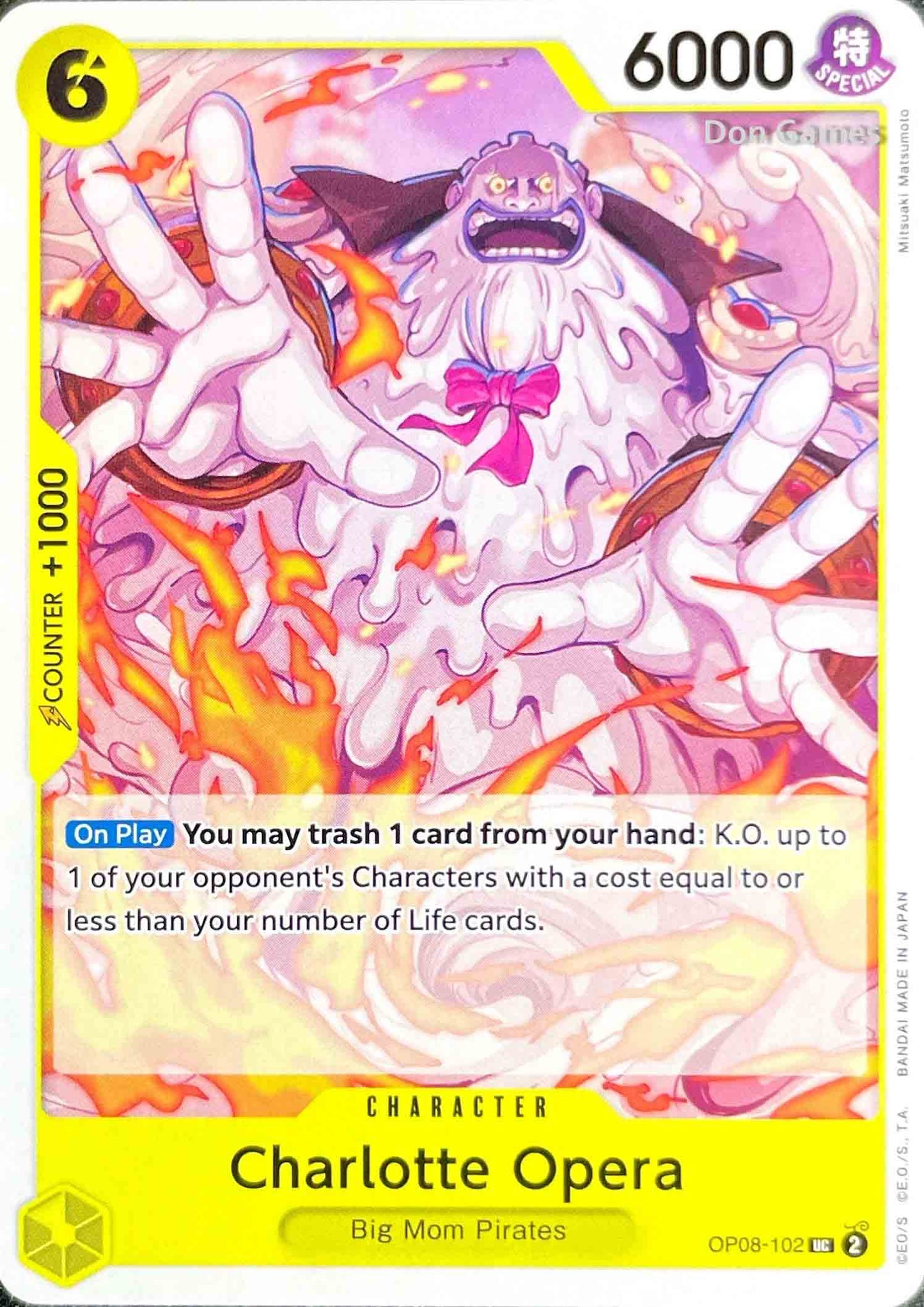 OP08-102 Charlotte Opera Character Card