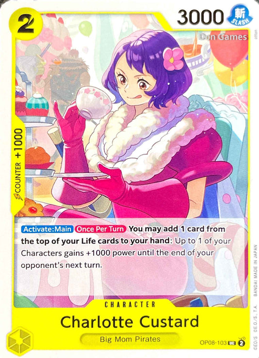 OP08-103 Charlotte Custard Character Card