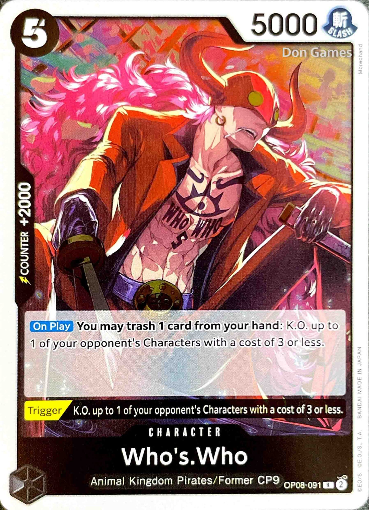 OP08-091 Who's. Who Character Card