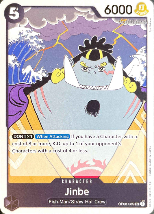 OP08-085 Jinbe Character Card