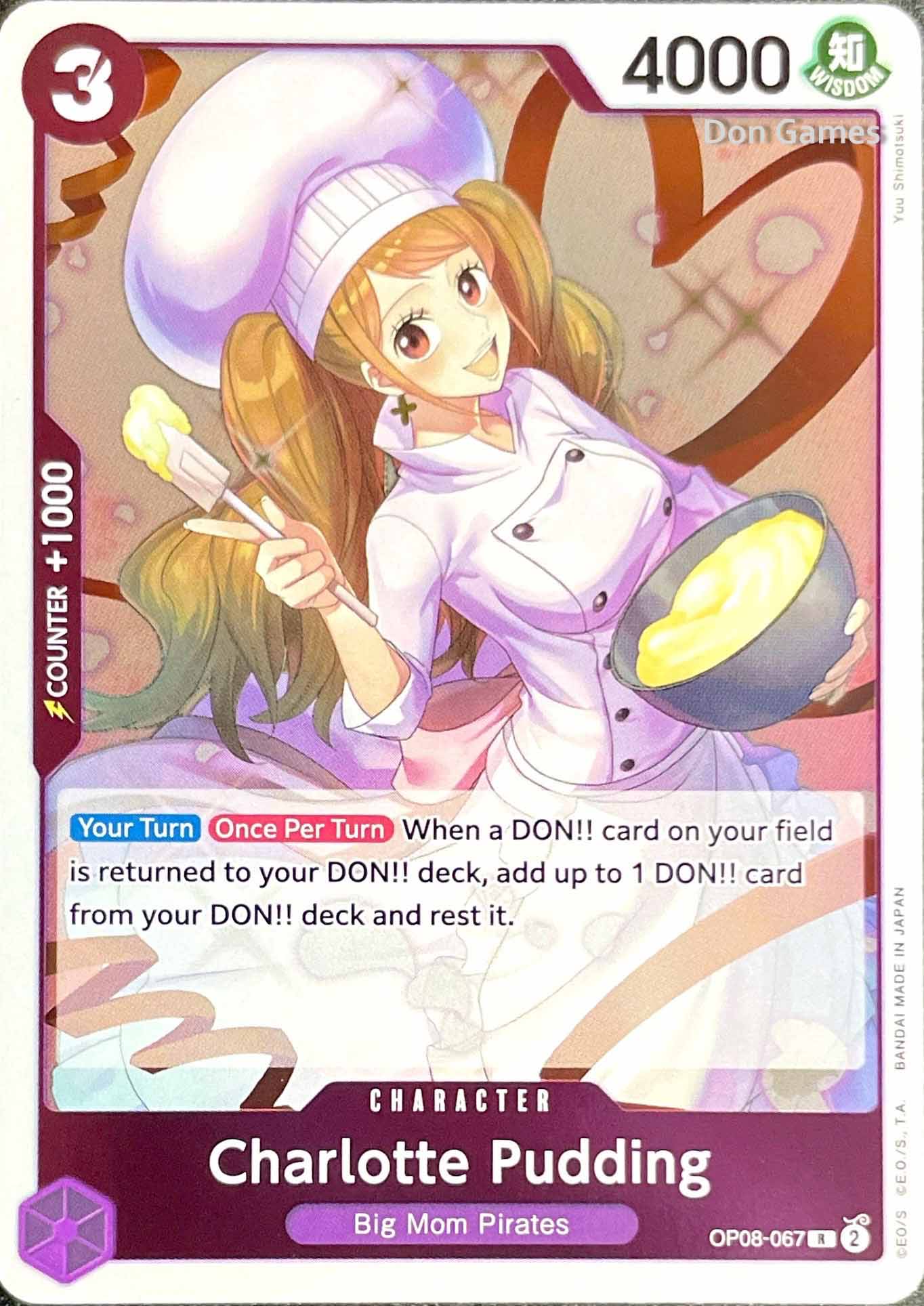 OP08-067 Charlotte Pudding Character Card