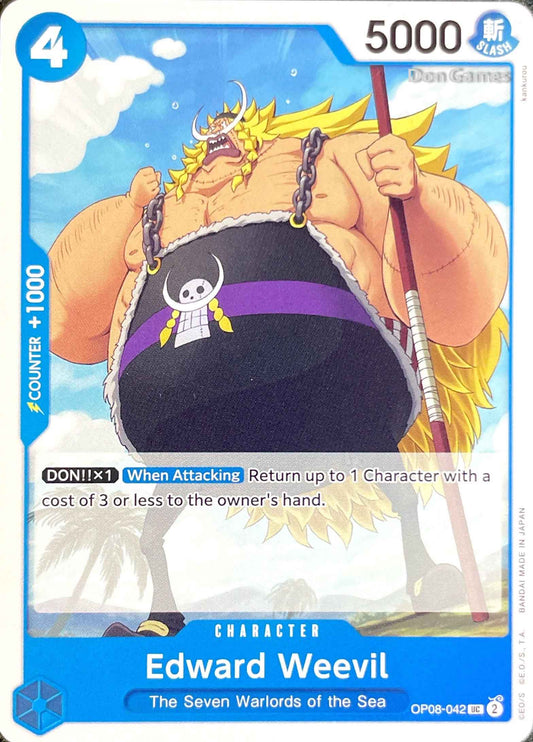 OP08-042 Edward Weevil Character Card