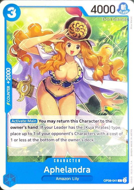 OP08-041 Aphelandra Character Card