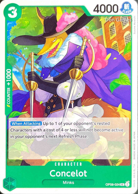 OP08-024 Concelot Character Card