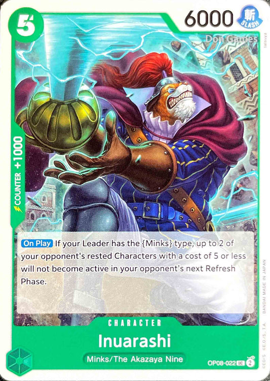 OP08-022 Inuarashi Character Card