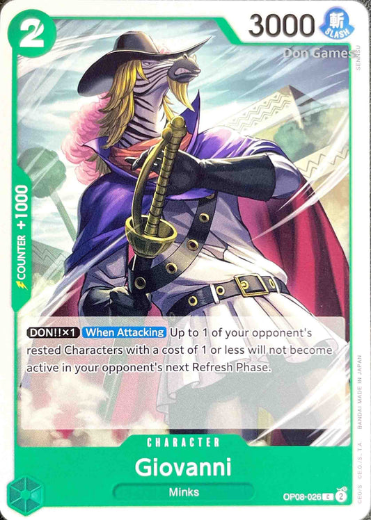 OP08-026 Giovanni Character Card