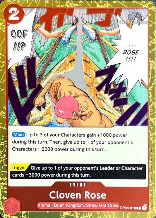 OP08-018 Cloven Rose Event Card