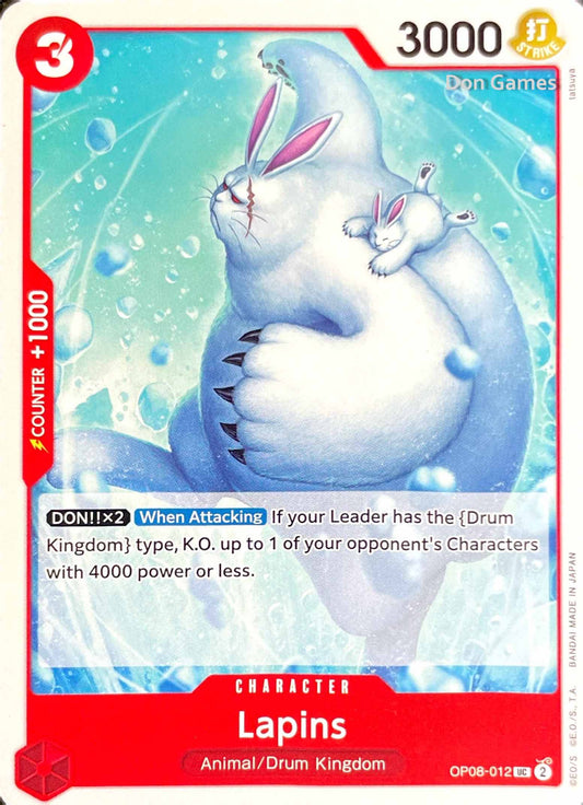 OP08-012 Lapins Character Card