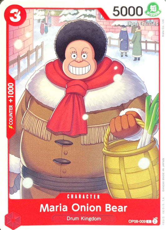 OP08-009 Maria Onion Bear Character Card