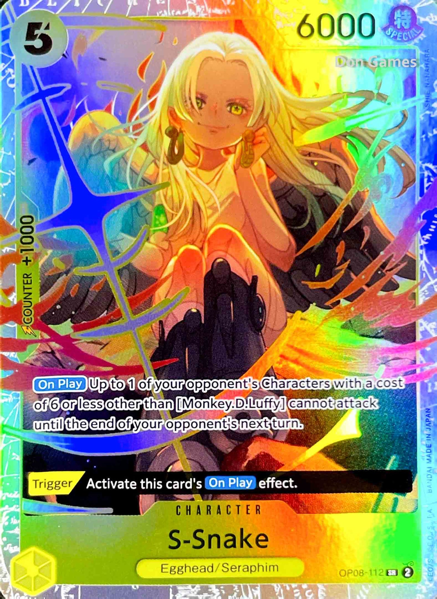 OP08-112 S-Snake Character Card