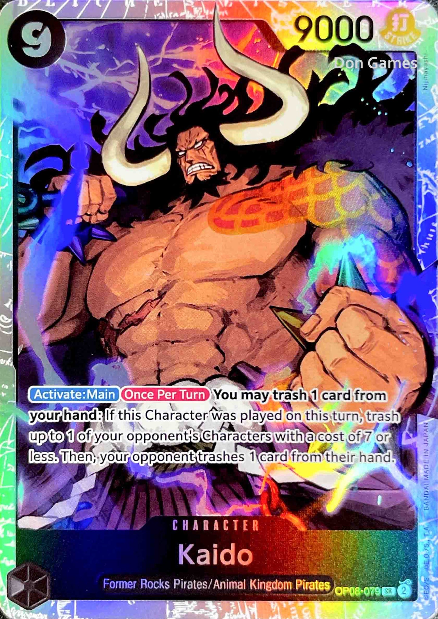 OP08-079 Kaido Character Card