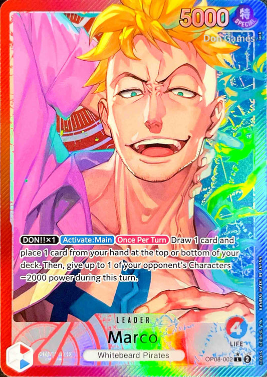 OP08-002 Marco Leader Card Alternate Art