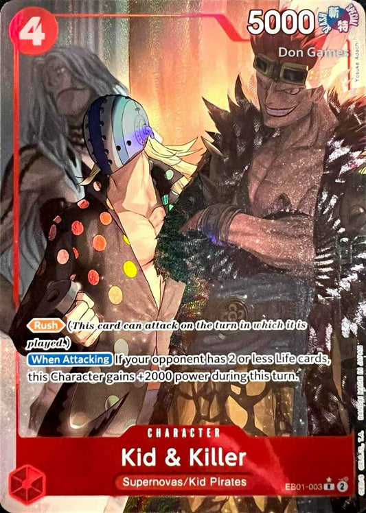 EB01-003 Kid & Killer Character Card Alternate Art