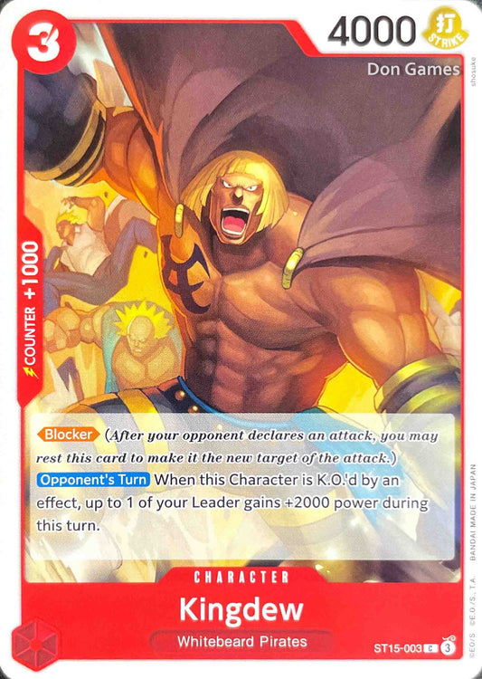 ST15-003 Kingdew Character Card