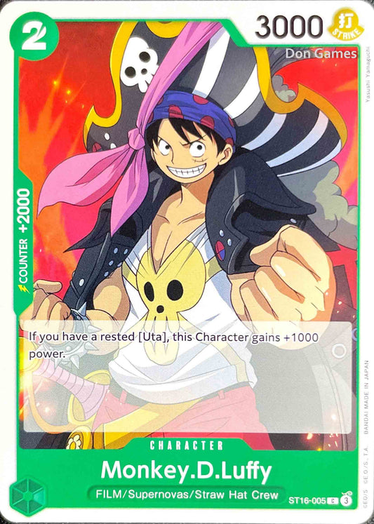 ST16-005 Monkey. D. Luffy Character Card