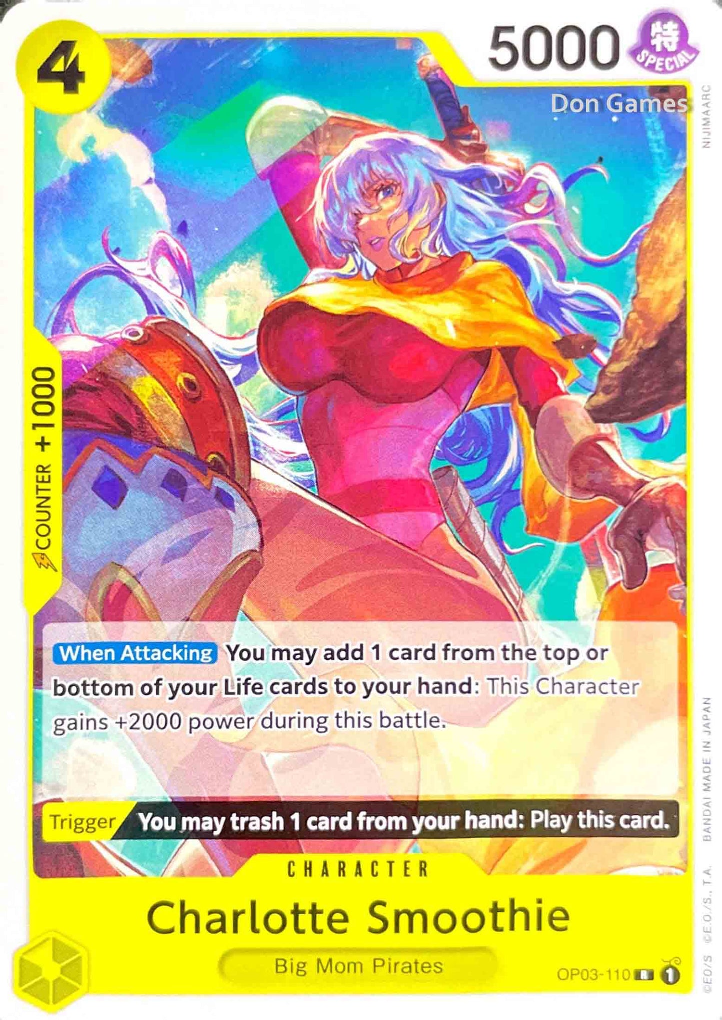 OP03-110 Charlotte Smoothie Character Card Non-Foil