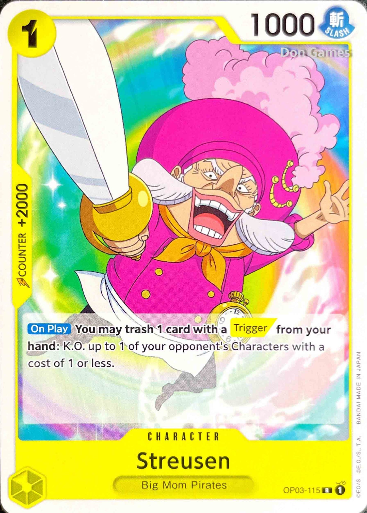 OP03-115 Streusen Character Card Non-Foil