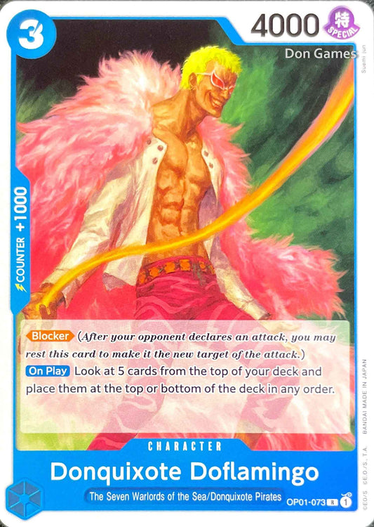 OP01-073 Donquixote Doflamingo Character Card Non-Foil