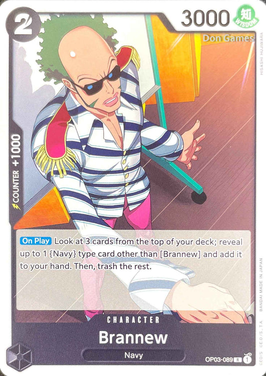 OP03-089 Brannew Character Card Non-Foil