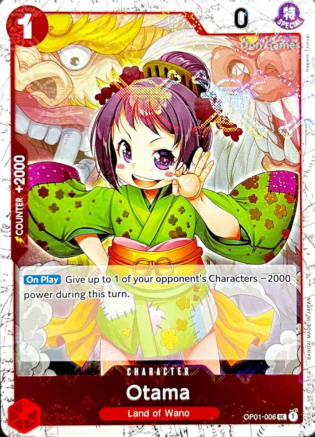 OP01-006 Otama Character Card Skull Foil