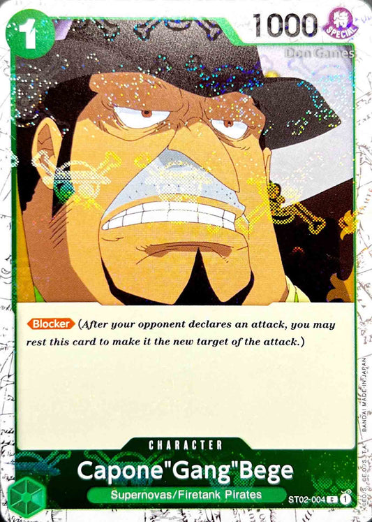 ST02-004 Capone "Gang" Bege Character Card Skull Foil