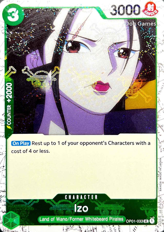 OP01-033 Izo Character Card Skull Foil