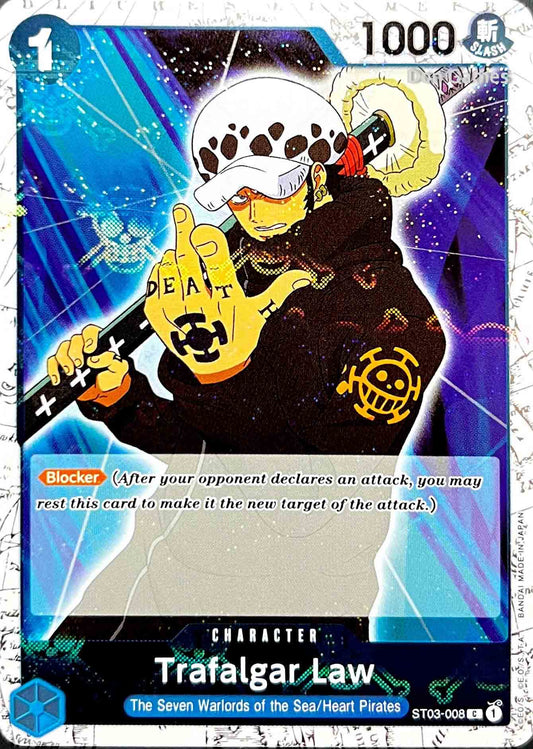 ST03-008 Trafalgar Law Character Card Skull Foil