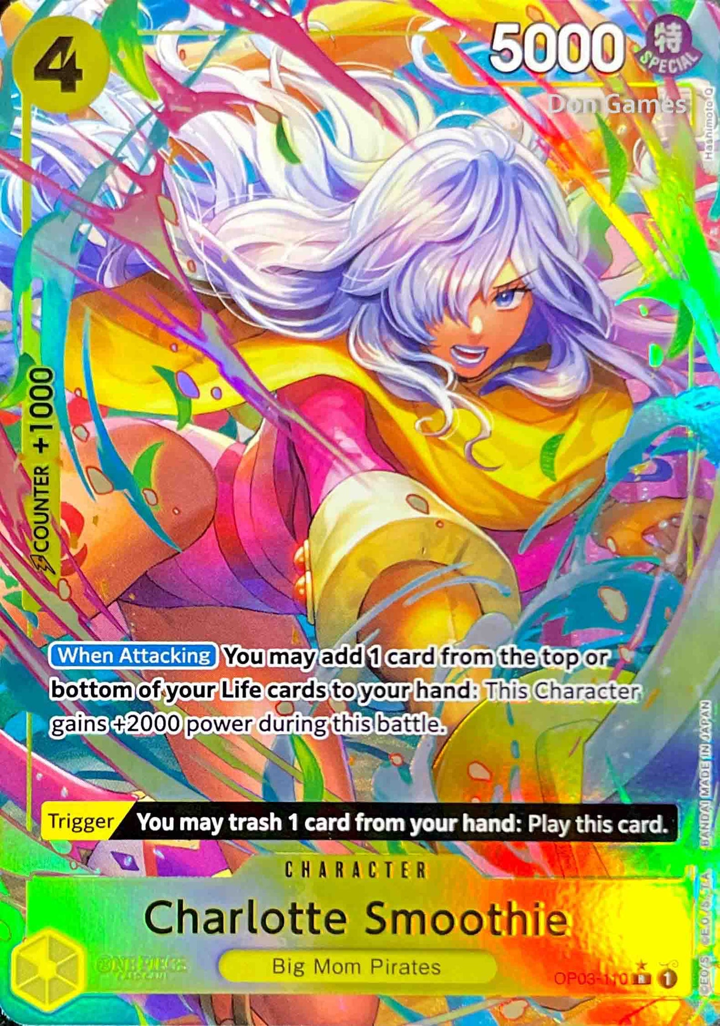 OP03-110 Charlotte Smoothie Character Card Alternate Art (PRB-01)